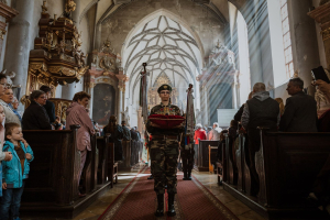 Korona másolat megáldása