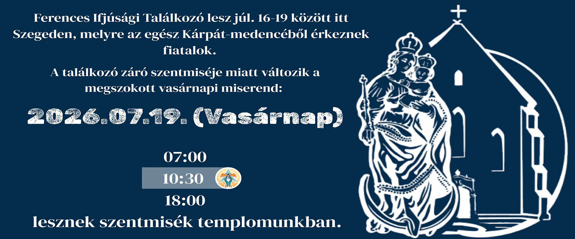 Permalink to: Miserend változás – július 19.